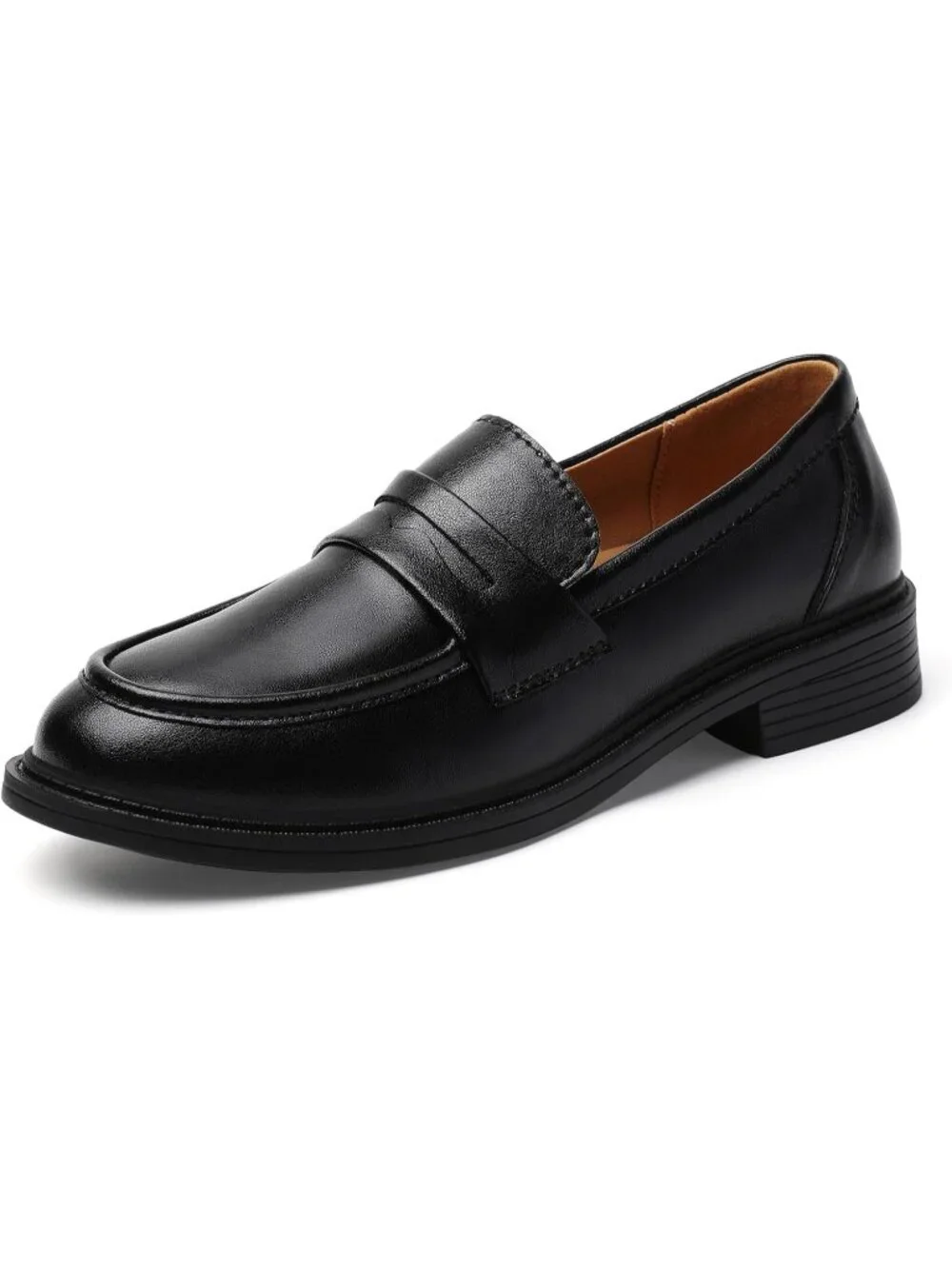 🆕Women's Black Loafers Black Penny Loafer Business Casual  Flats Comfortable
